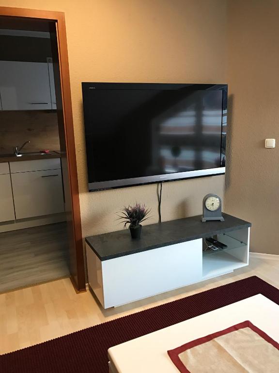 TV a/nebo společenská místnost v ubytování FeWo-Wieseck