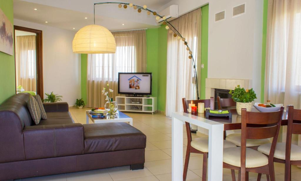 Posezení v ubytování Esthisis Suites Chania