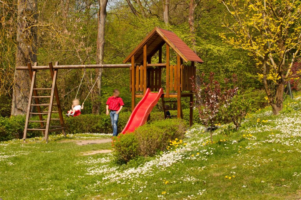 Zahrada ubytování Waldgasthof Wildbad