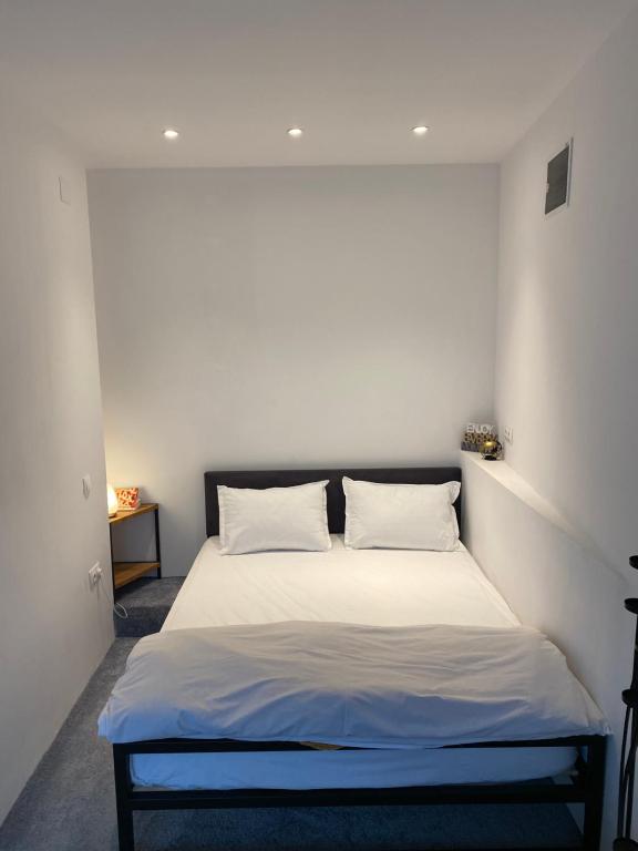 Katil atau katil-katil dalam bilik di Garden Apartament Petrila