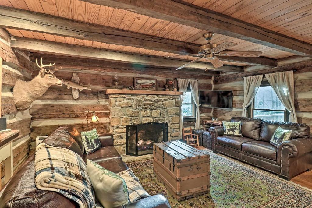 Cozy 1850s Log Cabin Hike and Explore the Outdoors