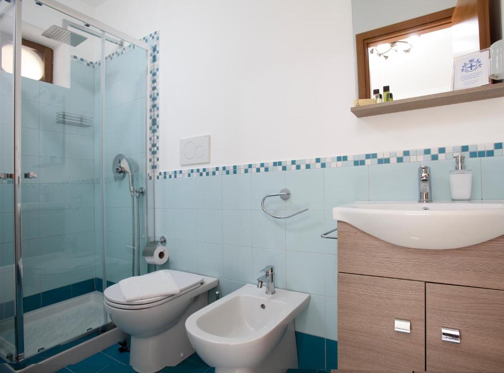 Koupelna v ubytování Luxury Room Vittorio Emanuele II