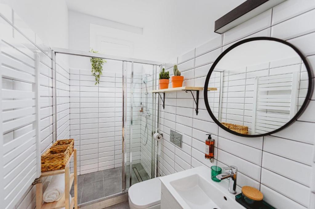 Koupelna v ubytování BOHO HOUSE