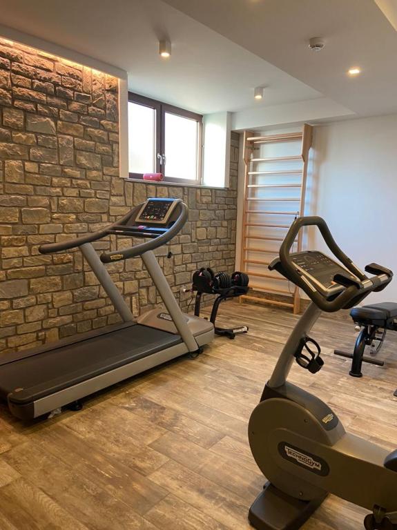 Fitness centrum a/nebo fitness zařízení v ubytování Hotel Rioverde