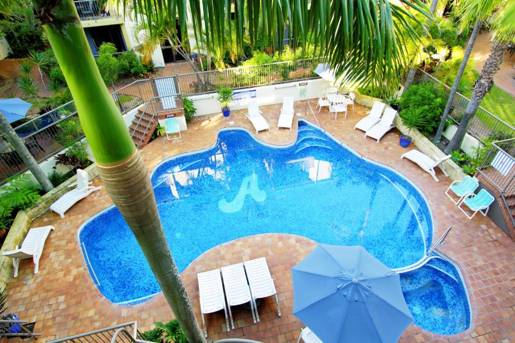 Bazén v ubytování Aussie Resort nebo v jeho okolí