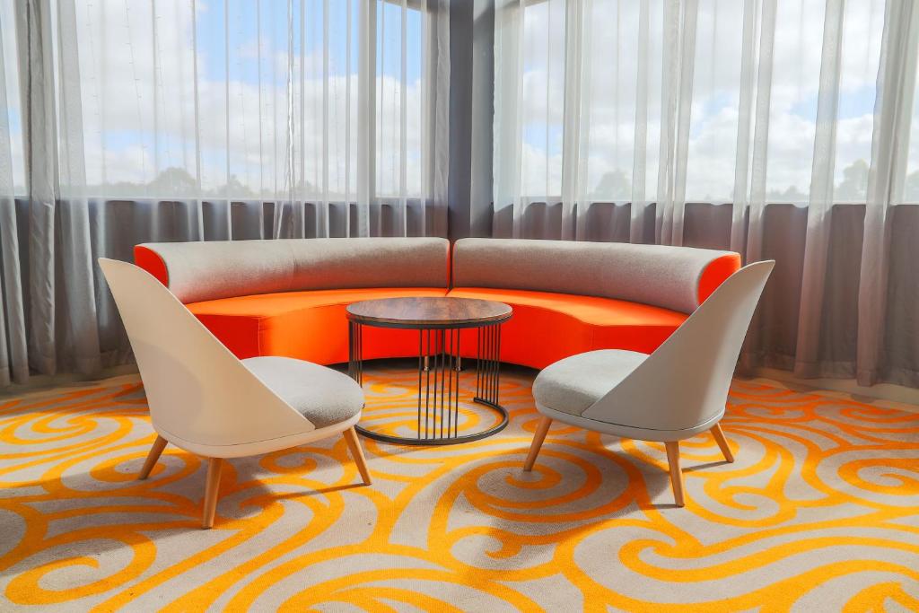 Posezení v ubytování Eka Hotel Eldoret
