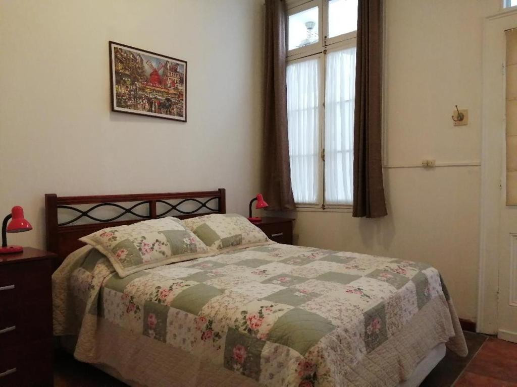 Postel nebo postele na pokoji v ubytování La Otra Vista