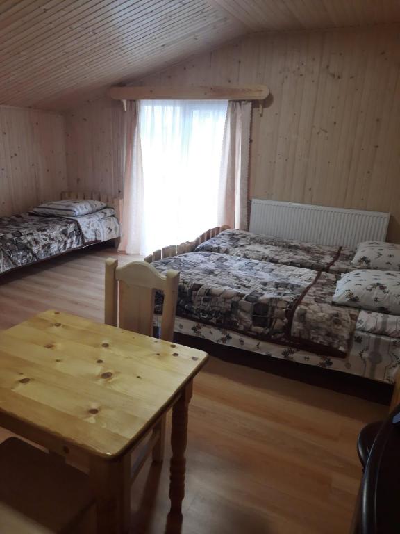 Letto o letti in una camera di Cube