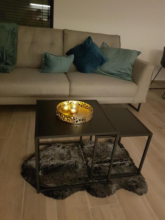 Posezení v ubytování Vakantiewoning Ijzerfront 14-18