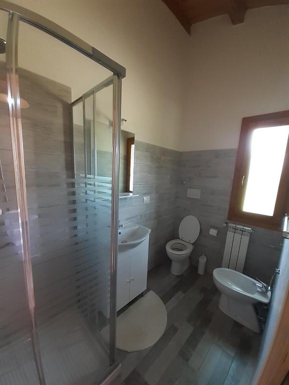 Kúpeľňa v ubytovaní Agriturismo D'Apostolo