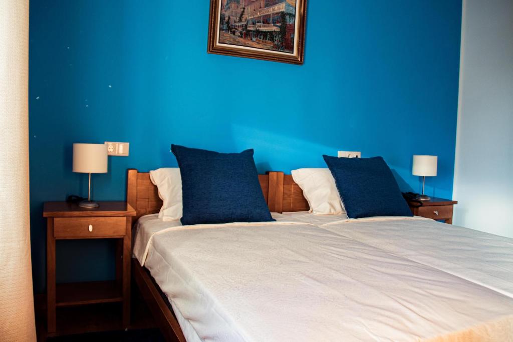 Uma cama ou camas num quarto em Mulagueta -Restaurao e Turismo Rural