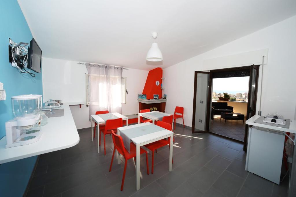 Kuchyň nebo kuchyňský kout v ubytování B&B Umballa