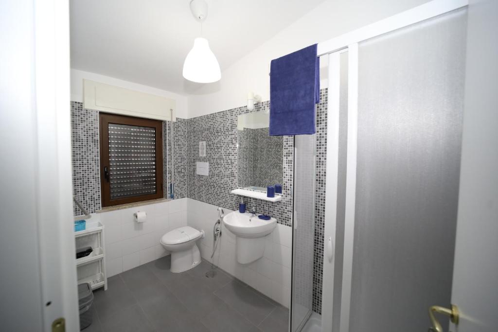 Koupelna v ubytování B&B Umballa