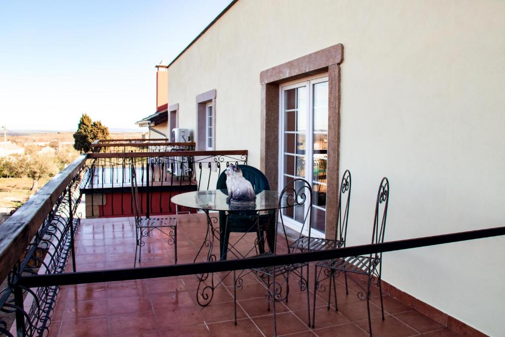 Uma varanda ou terrao em Mulagueta -Restaurao e Turismo Rural