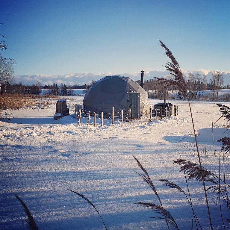 Glamping DiDille v zimě