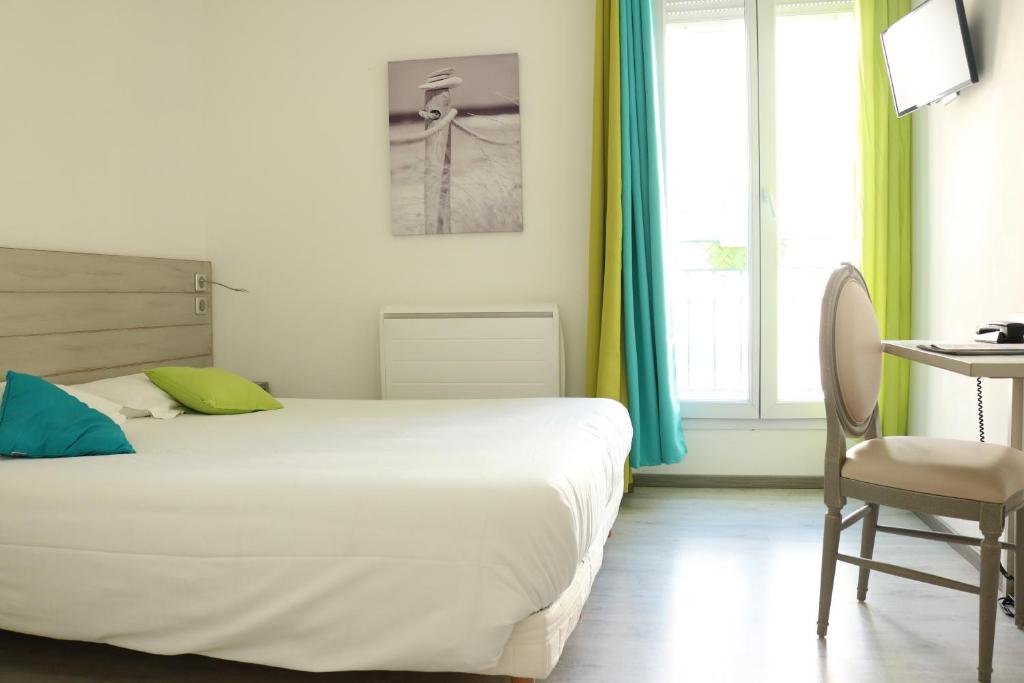 Hotel-Restaurant Du Port - Habitación Doble O Twin Con Balcón