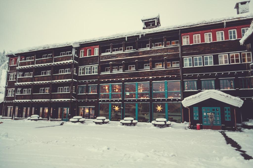 Gudbrandsgard Hotel v zimě