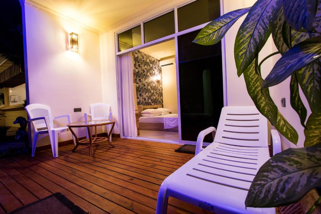 Posezení v ubytování Banyan Villa Maldives Dhangethi