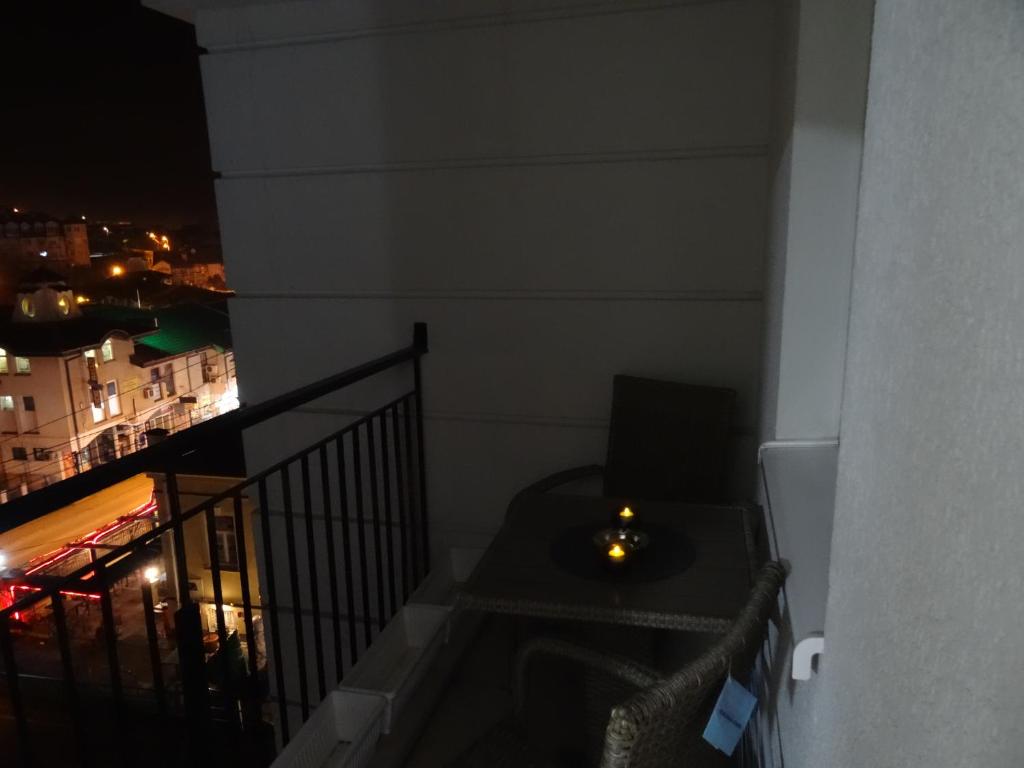 Balkón nebo terasa v ubytování Apartman N&N