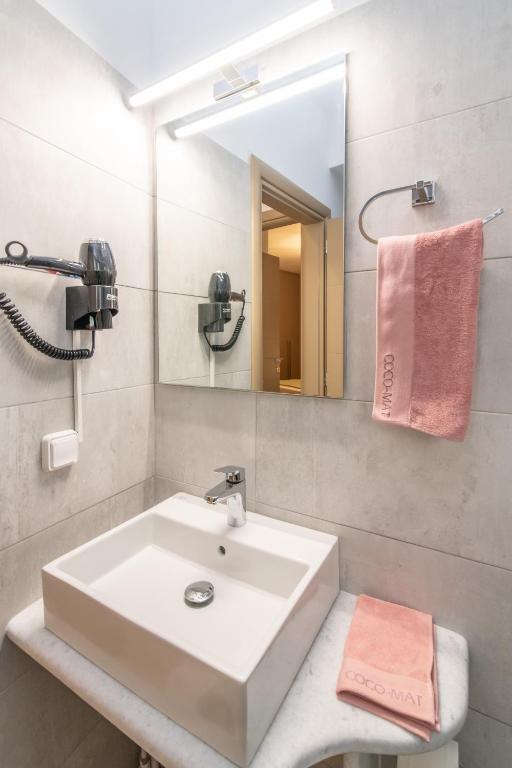 Koupelna v ubytování Villa Anemona Tinos