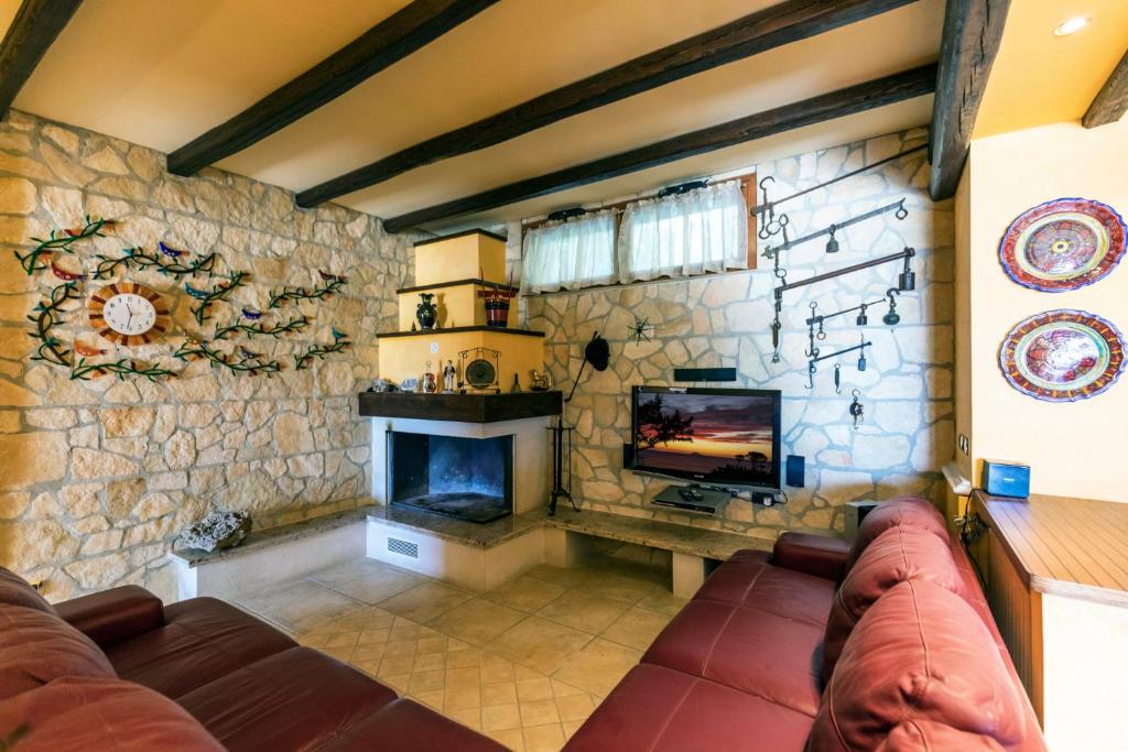 A seating area at Villa Agave