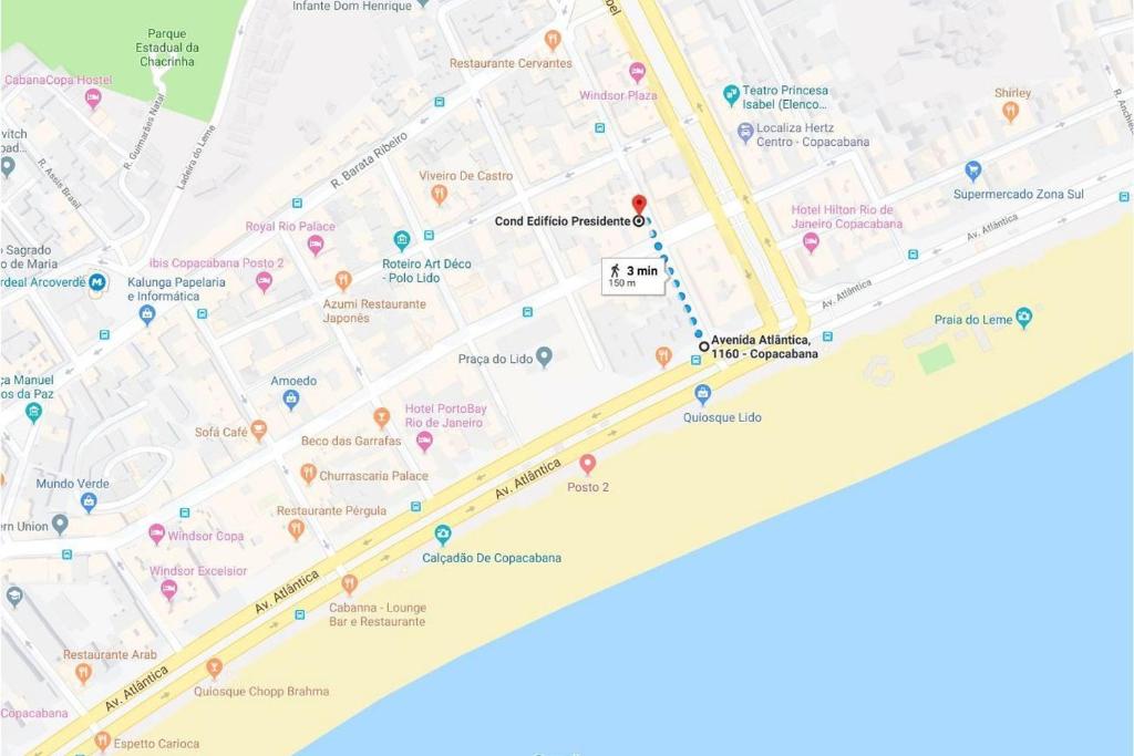  Econômico Vista Mar Praia de Copacabana