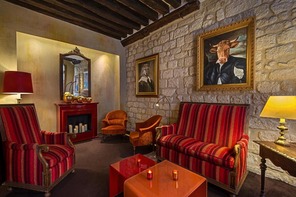 Hôtel Saint-Paul Rive-Gauche - Resim 16