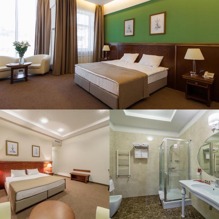 Postel nebo postele na pokoji v ubytování Alarus Luxe Hotel