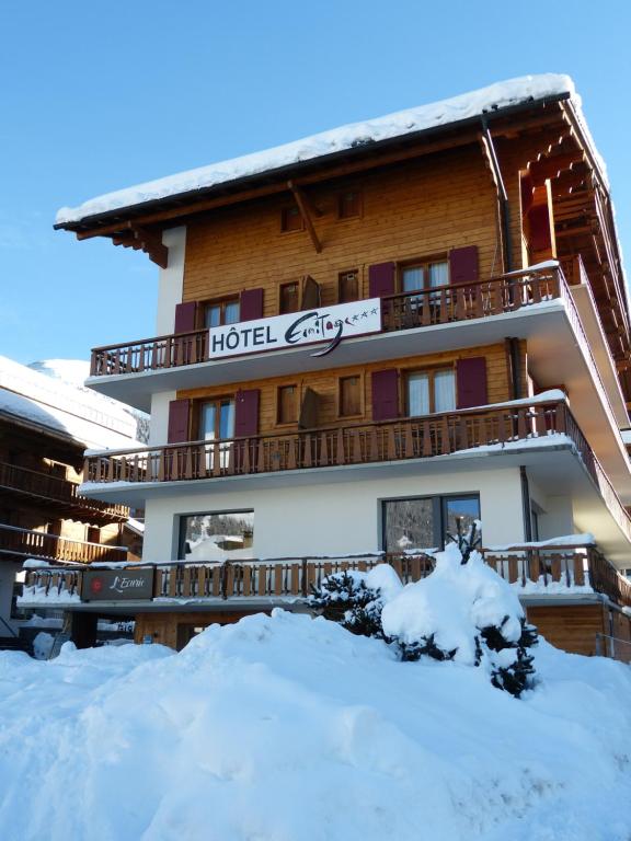 Hotel Ermitage Verbier v zimě