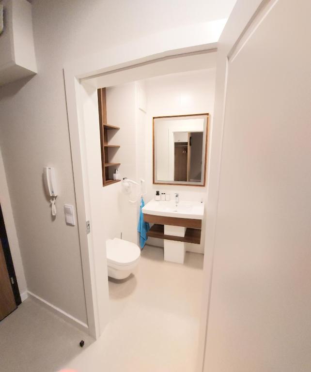 Kúpeľňa v ubytovaní Międzyzdroje - Bel Mare Resort - Apartament Prywatny LeBrosina