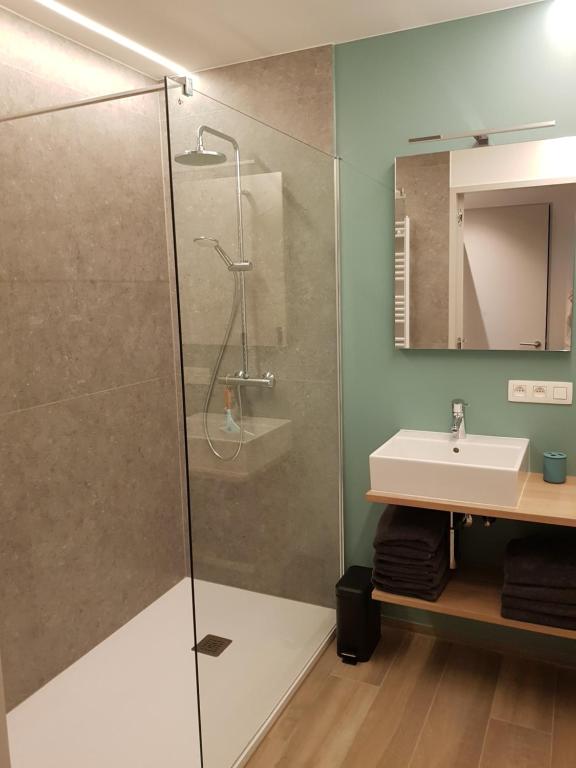 Koupelna v ubytování Vakantiewoning Ijzerfront 14-18