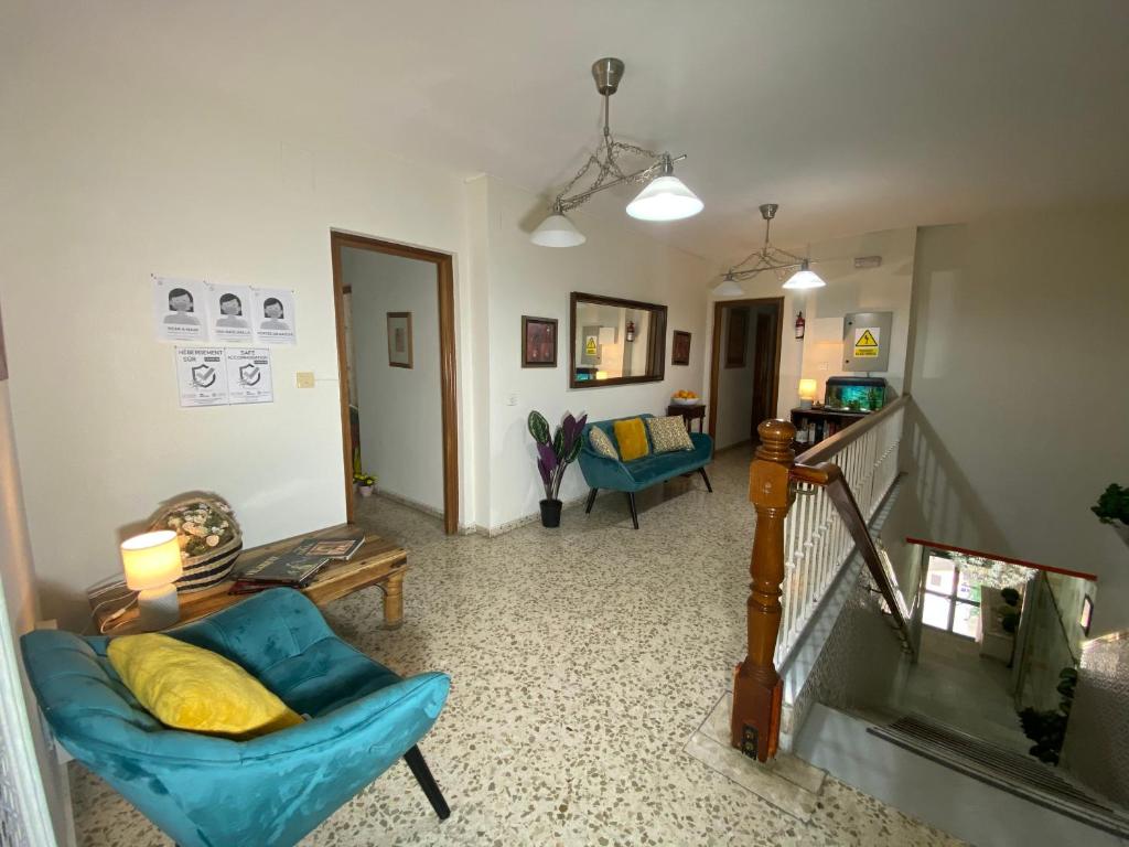 Posezení v ubytování Hostal Azahara