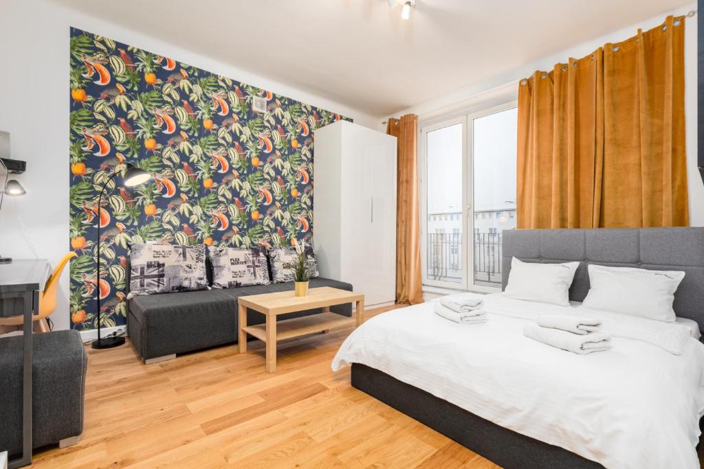 Posteľ alebo postele v izbe v ubytovaní Central Apartament by Your Freedom