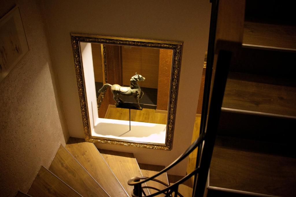 Koupelna v ubytování Hotel Marathon