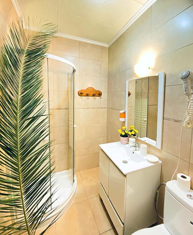 Koupelna v ubytování Hostal Azahara