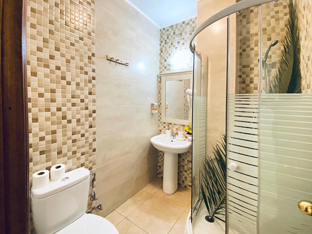 Koupelna v ubytování Hostal Azahara