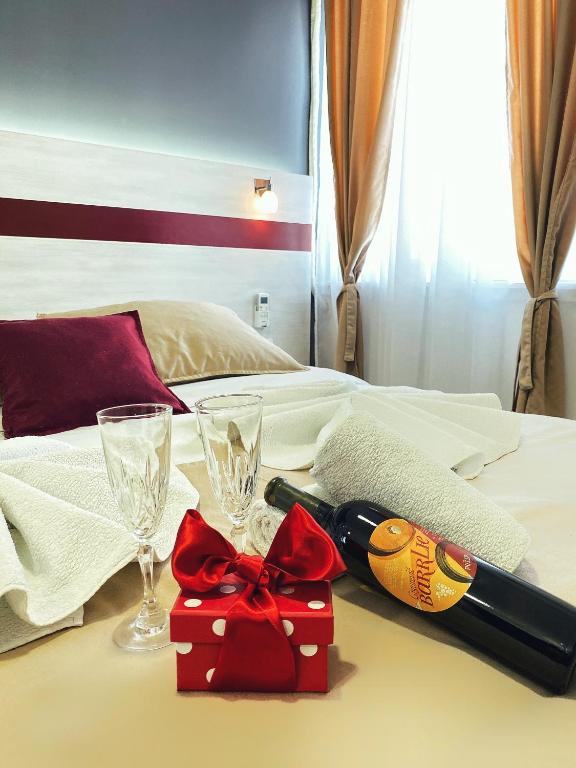 Postel nebo postele na pokoji v ubytování Apartmani Banja SPA