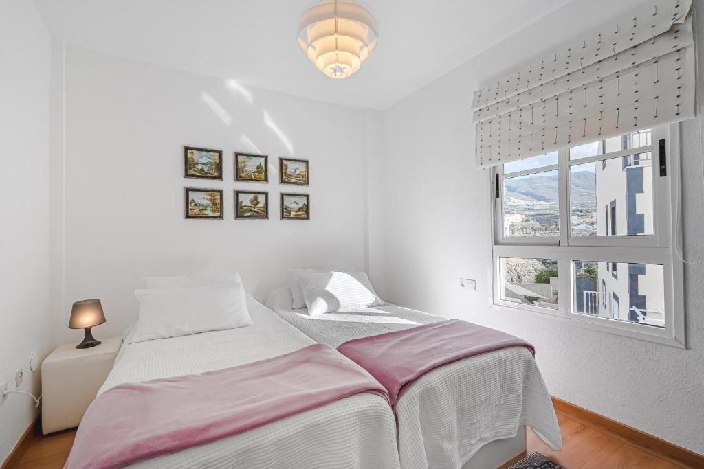 Posteľ alebo postele v izbe v ubytovaní Penthouse Apartment With Ocean View