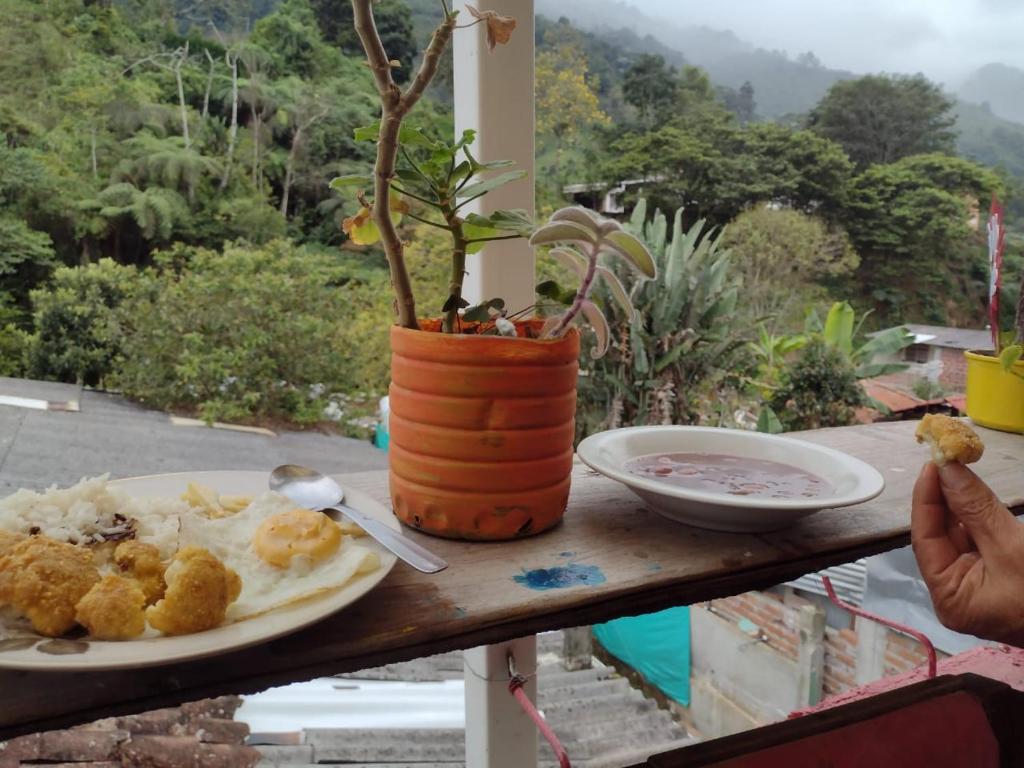 Comida en el hotel o alrededores