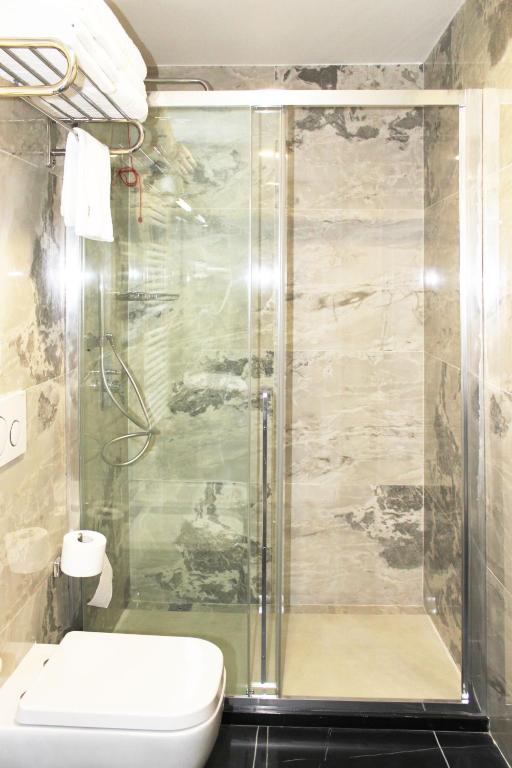 Koupelna v ubytování CSI Group - Hotel Metropoli