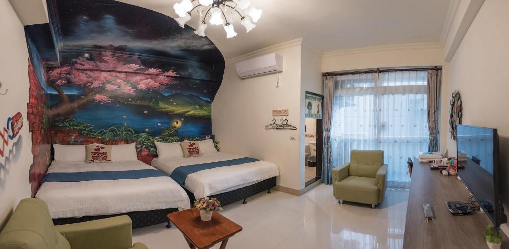 Rabbit Forest B&B - Standard Twin Room With Sofa