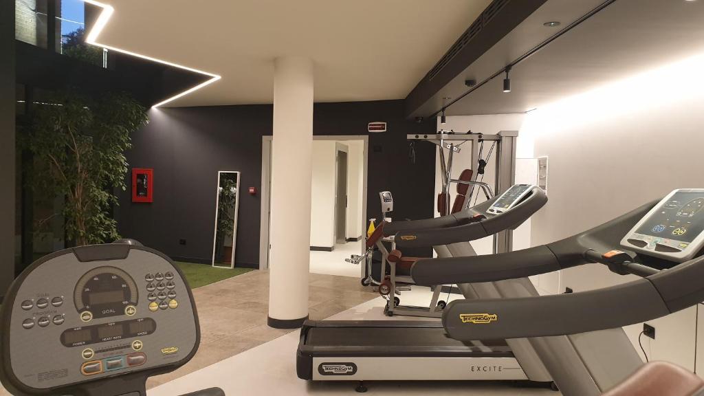 Fitness centrum a/nebo fitness zařízení v ubytování Elite Hotel & Spa