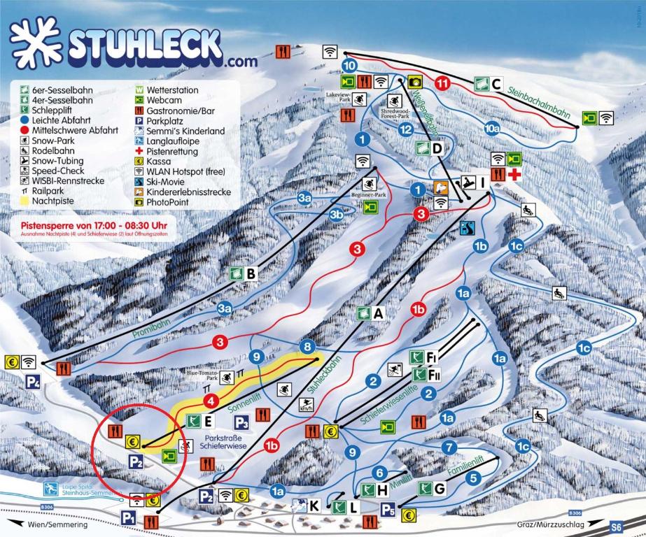 Hotel Sonnenalm Stuhleck v zimě