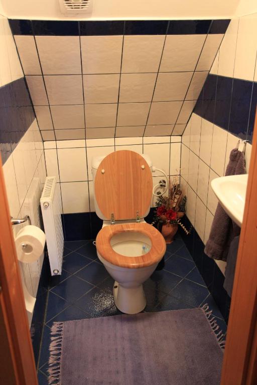 Koupelna v ubytování Ubytování Samotín