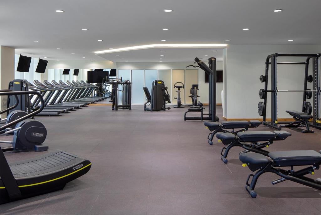 Fitness centrum a/nebo fitness zařízení v ubytování Avani Plus Palm View Dubai Hotel & Suites