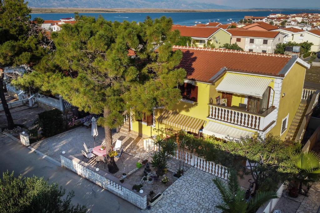 A bird's-eye view of Villa Mara