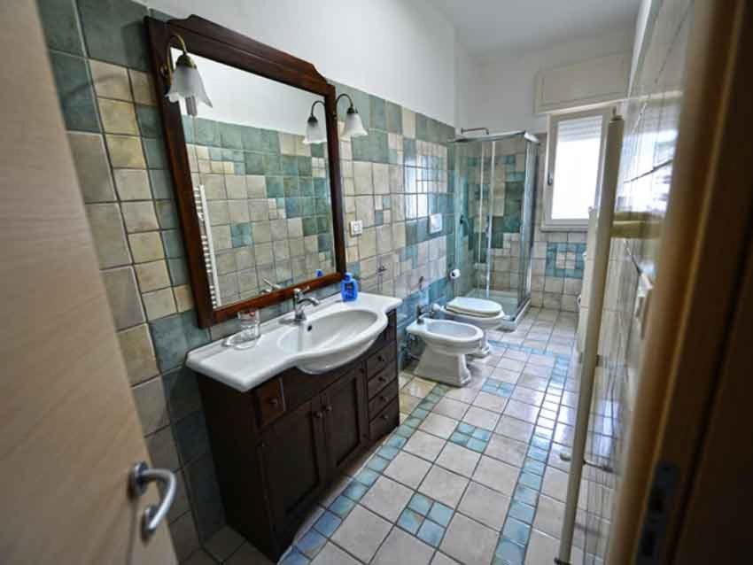 Koupelna v ubytování Fuori Rotta Holiday Home