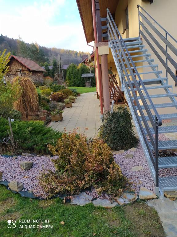 Vonkajšia záhrada v ubytovaní Apartament Katarina 2