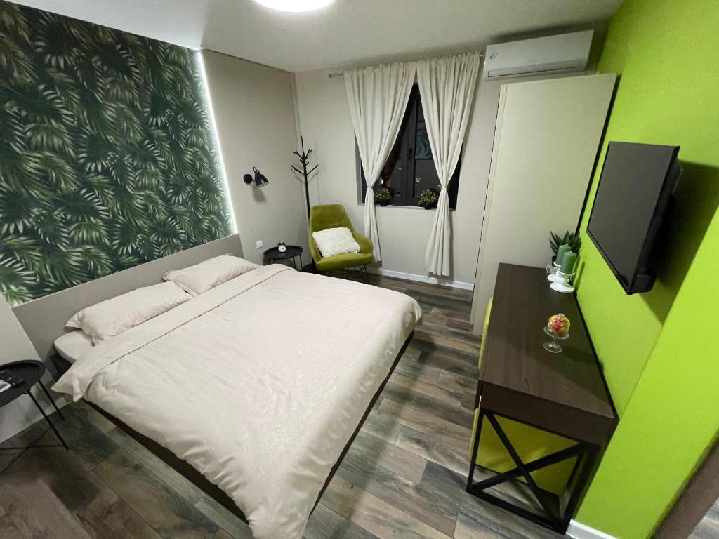 TV a/nebo společenská místnost v ubytování Apartmani Jović