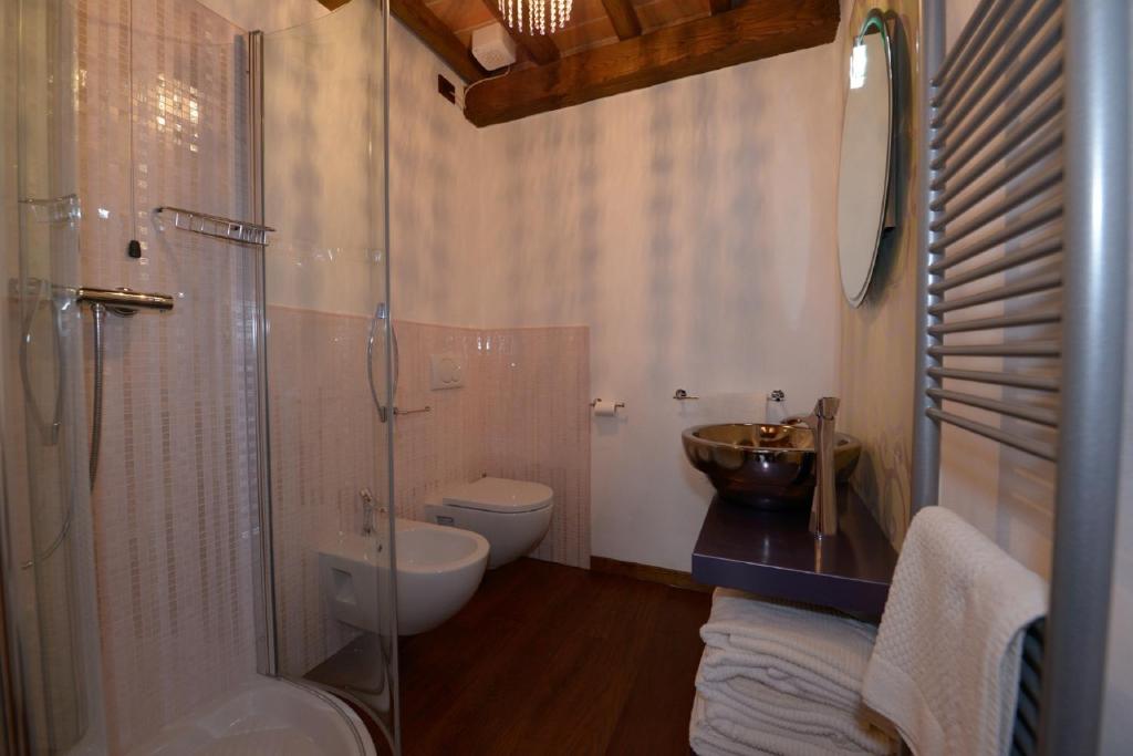 Koupelna v ubytování La Locanda di Giulia